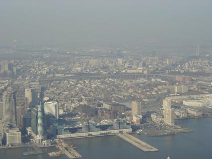 Jersey City from WTC (pan 2)<br>Location: <a href="https://www.google.com/maps/search/?api=1&query=40.71101,-74.0131" target="_new">World Trade Centre Outside Observation Deck</a>